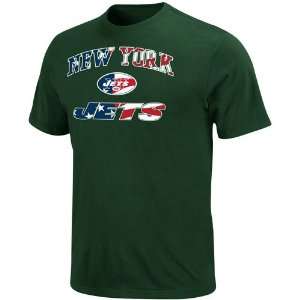 New York Jets Stars & Stripes T shirt   Green  Sports 