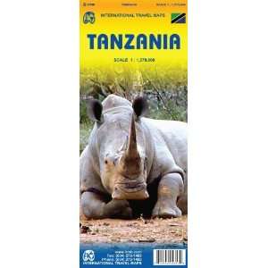  Tanzania 11,370,000 Travel Map [Map] ITM Canada Books