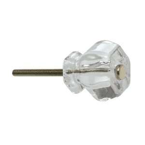  1 1/4 (32mm) medium crystal knob with interchangeable 