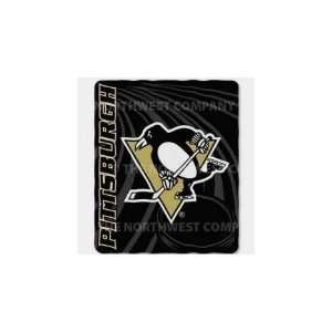  Pittsburgh Penguins Lightweight Rolled Throw Blanket 