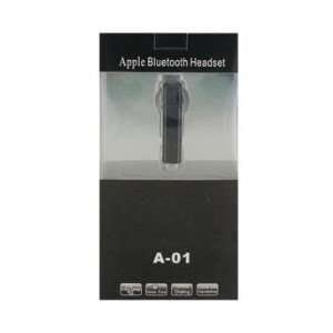    Bluetooth Headset for A 01 Apple(Black) Cell Phones & Accessories