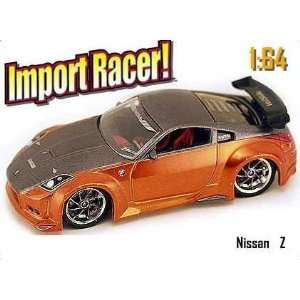   Import Racer Copper & Grey Metallic Nissan Z 164 Scale Die Cast Car