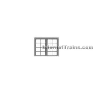 com Tichy Train Group HO Scale 80 x 62 Double Hung 4/4 Double Windows 
