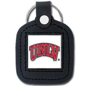  UNLV Runnin Rebels Leather Square Key Ring   NCAA College 