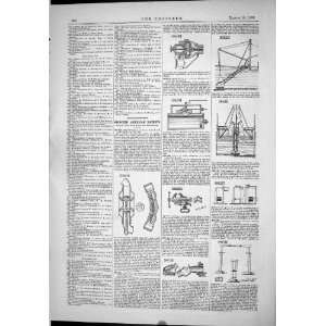  1889 Engineering American Patents Pipe Coupler Thayer Blake 