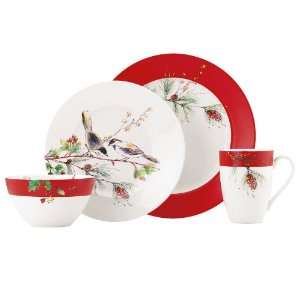  Lenox Winter Song Eight 4 Pc Place Setting Kitchen 