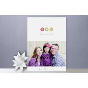  Peace Love Frost Holiday Photo Cards by kelli hall 