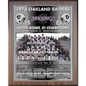  Healy Oakland Raiders Super Bowl Xi Champions 13X16 Team 