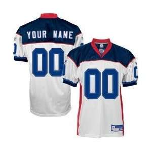   Bills White Authentic Customized Jersey 