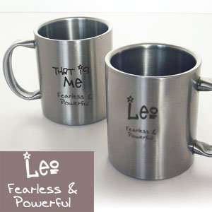  Birthday Gift; Stainless Steel Mug; Personality Zodiac Sign 