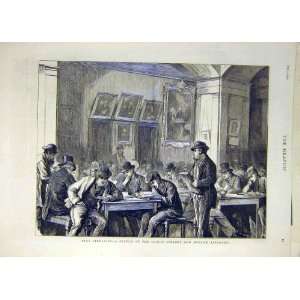 1875 Free Public Library Museum Sketch Liverpool Print  