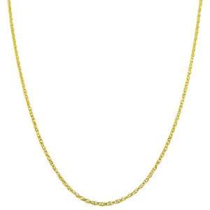  14k Yellow Gold 16 inch Lite Rope Chain Jewelry