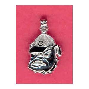  University of Georgia Sterling Silver Pendant with Chain 
