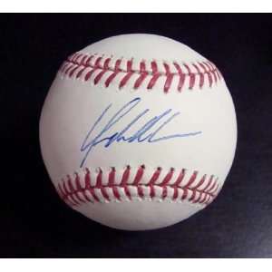  Yonder Alonso Signed Baseball   Autographed Baseballs 