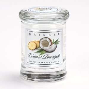 Kringle Candle Company Small Apothecary Jar   Coconut Pineapple 