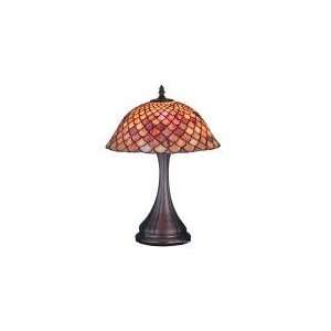 Fish Scale Accent Table Lamp 16.5 H Meyda 81063