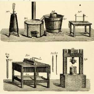  1873 Print Manufacture Candles Making Process Tallow 