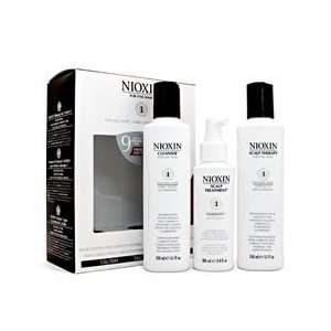 NIOXIN by Nioxin SET 3 PIECE STARTER KIT SYSTEM 1 WITH CLEANSER 5.1 OZ 