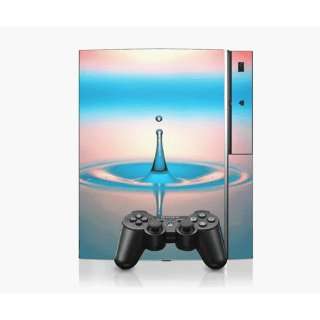  PS3 Playstation 3 Console Skin Decal Sticker  Water Drop 