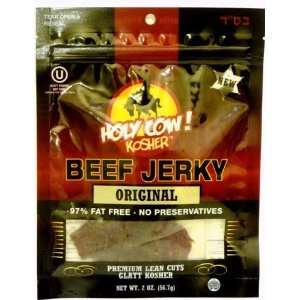 Holy Cow Kosher Jerky, Original Beef, 2 Ounce Package  
