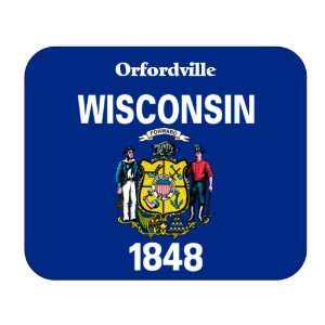   US State Flag   Orfordville, Wisconsin (WI) Mouse Pad 