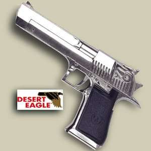 Desert Eagle Replica Chrome Pistol   Non Firing, Dummy Gun