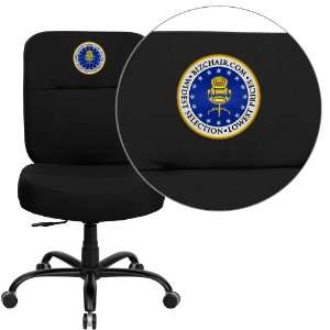   Big & Tall Black Fabric Office Task Chair with Extra WI Office