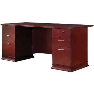  72 Double Pedestal Desk by High Point Furniture Office 