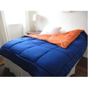  Blue/Orange Reversible Comforter   Twin XL