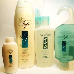  Avon Skin So Soft Original Bath Oil, Body Lotion & Shower 