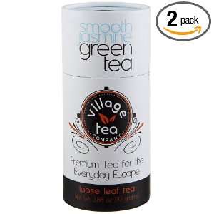 Village Tea Company Smooth Jasmine Green Loose Leaf Tea, 3.88 Ounce 