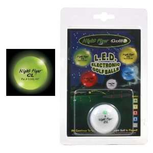 Night Flyer LED Electronic Golf Ball GREEN  Sports 