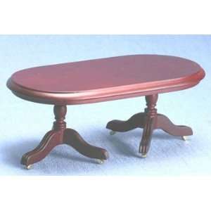  Mahogany Oval Dining Room Table   Cla10843 Toys & Games