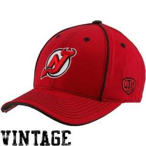   NHL Old Time Hockey New Jersey Devils Red Aster Adjustable Hat Sports
