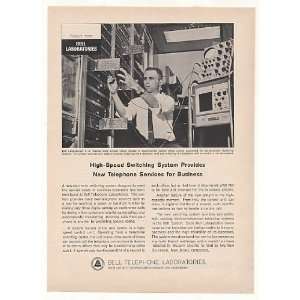  1963 Bell Telephone Labs Electronic Switching System Print 