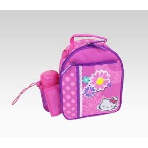    Hello Kitty Lunch Bag With Bottle Spring Flowers