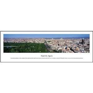 Madrid, Spain Panoramic View Framed Print