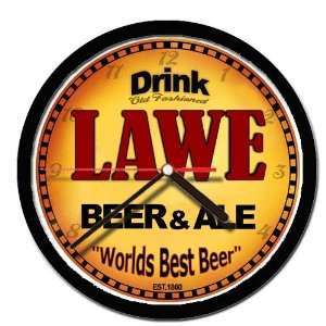  LAWE beer and ale cerveza wall clock 
