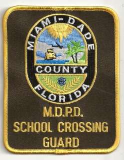 Miami Dade County Police Dept School Crossing Guard FL  