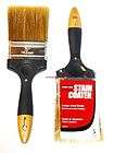 lot of 2 shur line 3 stain coater paint brushes