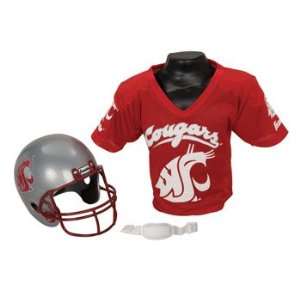  Washington State Cougars NCAA Football Helmet & Jersey Top 