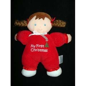   My First Christmas Doll (Brunette with Pig Tails) 8 