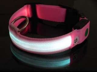THE second generation LED Pet Dog Safety Collar Changeable Flashing 