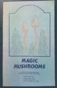 Magic Mushrooms Guide Reprint Pamphlet Shrooms Drugs  