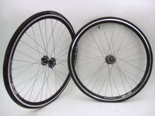 NEW TRACK FIXED GEAR BICYCLE WHEELS ALEX SUB W/TIRES  