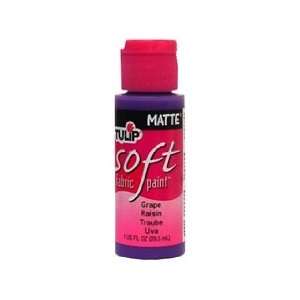  Tulip Soft Fabric Paint 1oz Matte Grape (3 Pack) Pet 