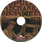 Popular Mechanics Shop Notes {1905 to 1921 ~ 12 Vintage How To 