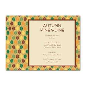 Thanksgiving Party Invitations   Fall Leaves By Shd2