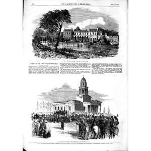    1851 CLUMBER DUKE NEWCASTLE FUNERAL MARKHAM CLINTON