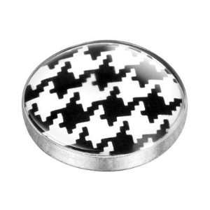  Houndstooth Pattern Interchangeable Fashion Magnet Arts 